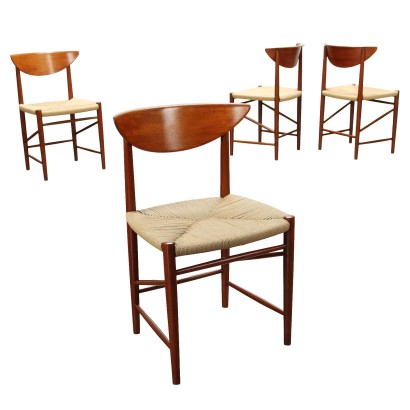 Group of 4 Chairs Søborg Møbelfabrik N. 316 Wood