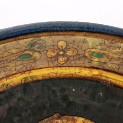 Coppia di Piatti da Parata in Maiolica