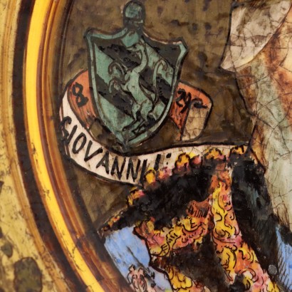 Coppia di Piatti da Parata in Maiolica