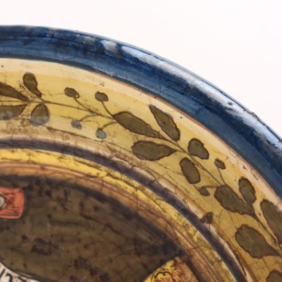 Coppia di Piatti da Parata in Maiolica