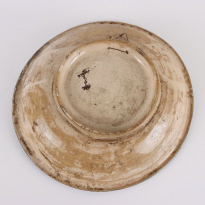 Coppia di Piatti da Parata in Maiolica
