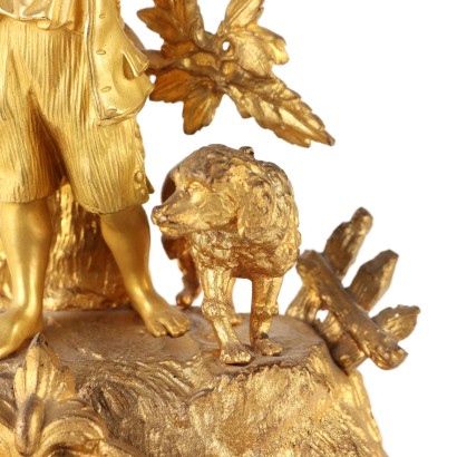 Orologio da Tavolo in Bronzo Dorato