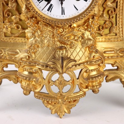 Orologio da Tavolo in Bronzo Dorato