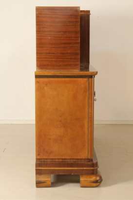Holzgehäuse, Mahagoni, Palisander Furnier und Glas