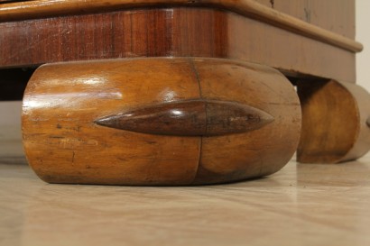 Holzgehäuse, Mahagoni, Palisander Furnier und Glas