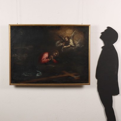 Dipinto con Scena della Passione di Cr,Cristo nell'orto degli ulivi