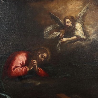 Dipinto con Scena della Passione di Cr,Cristo nell'orto degli ulivi