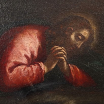 Dipinto con Scena della Passione di Cr,Cristo nell'orto degli ulivi