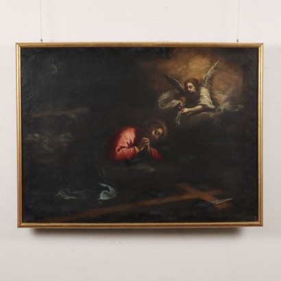Dipinto con Scena della Passione di Cr,Cristo nell'orto degli ulivi
