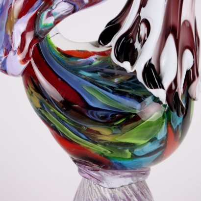 Gallo Rampante in Vetro di Murano