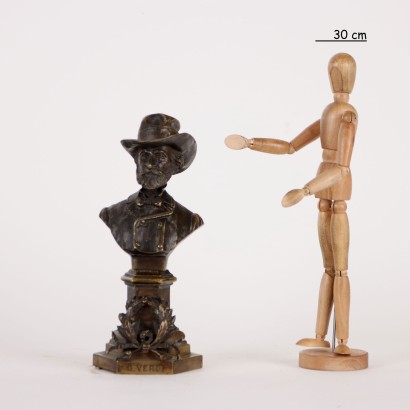 Demi-buste Giuseppe Verdi en Bronze