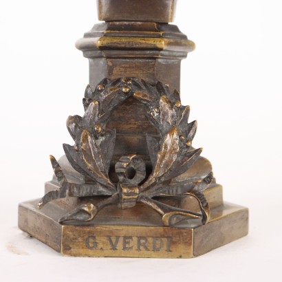 Demi-buste Giuseppe Verdi en Bronze