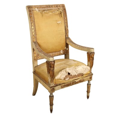 Trono di Gusto Neoclassico Periodo Imper