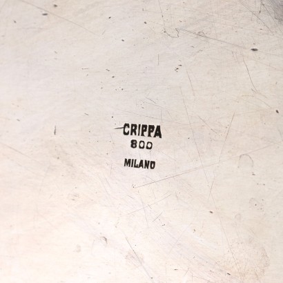 Cavallo in Cuoio,Vassoio in Argento Crippa Milano