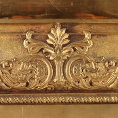 Countertop Clock in Gilt Bronze