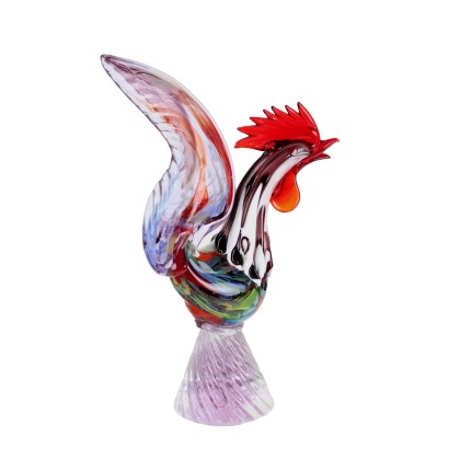 Gallo Rampante in Vetro di Murano