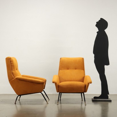 Two 1960s armchairs