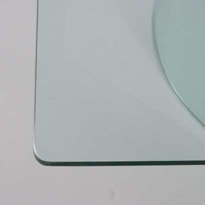 Table basse en verre des années 1960