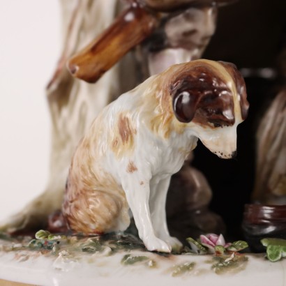Porcelain Sculptural Group by Rudols