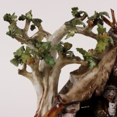 Porcelain Sculptural Group by Rudols