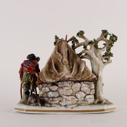 Porcelain Sculptural Group by Rudols