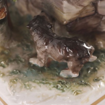 Porcelain Sculptural Group by Rudols