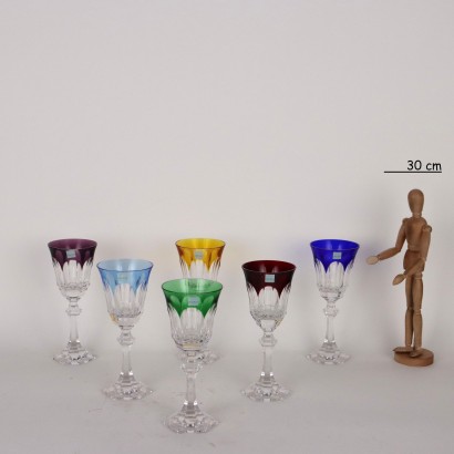 Group of Cristal Sèvres glasses