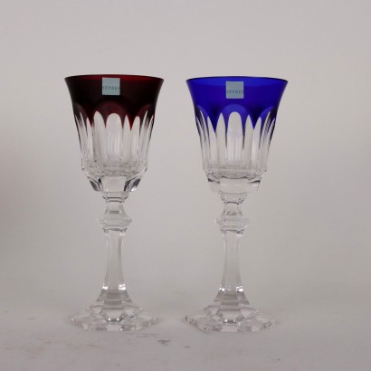 Group of Cristal Sèvres glasses