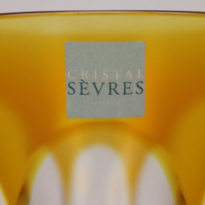 Group of Cristal Sèvres glasses