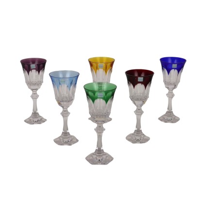 Group of Ancient Glasses Sèvres Crystal 1980s-90s Objects