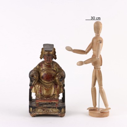 Carved Wooden Dignitary Figure