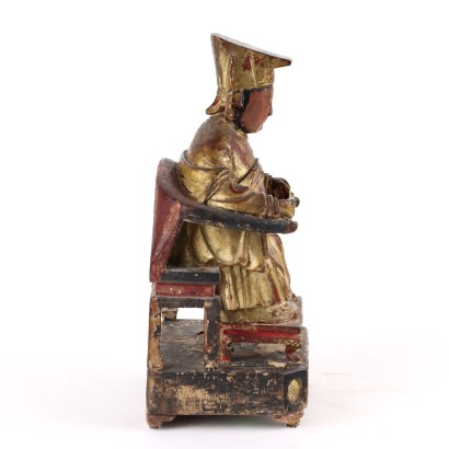 Carved Wooden Dignitary Figure