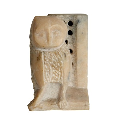 Contemporary Painting by M. Molteni Animal Figure Marble Structure