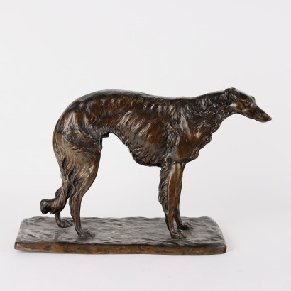 Bronzener Windhund
