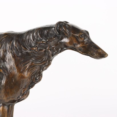 Bronzener Windhund
