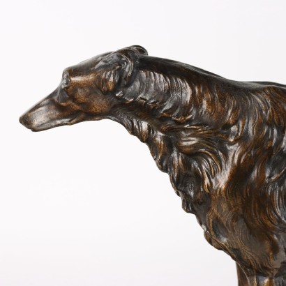 Bronzener Windhund