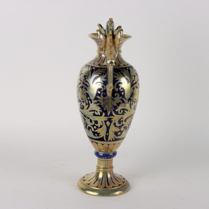 Coppia di Vasi in Ceramica Robbia Gual