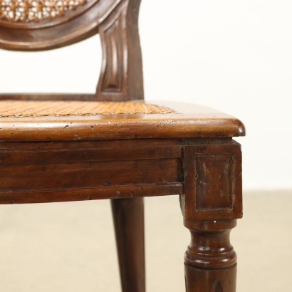 Gruppo di Sedie in Stile Neoclassico c