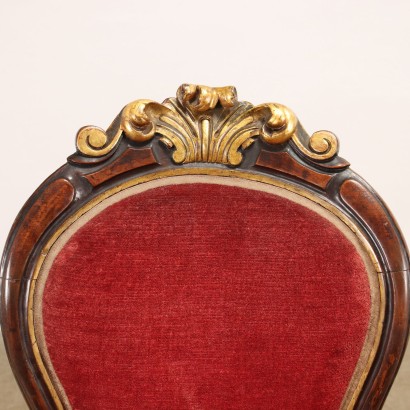 Gruppe von vier Louis-Philippe-Stühlen