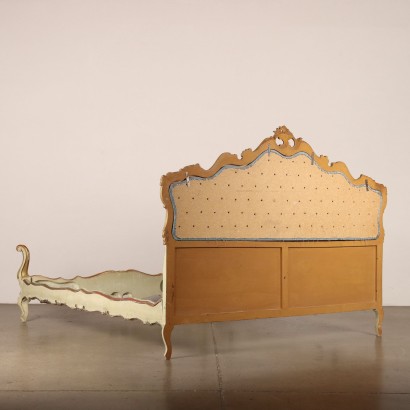 Cama doble estilo rococó