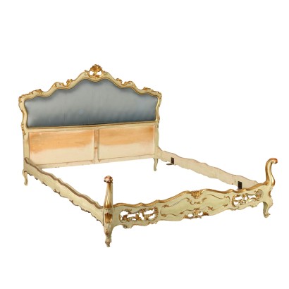 Cama doble estilo rococó