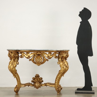 Console in Eclectic Style Bearing Etic