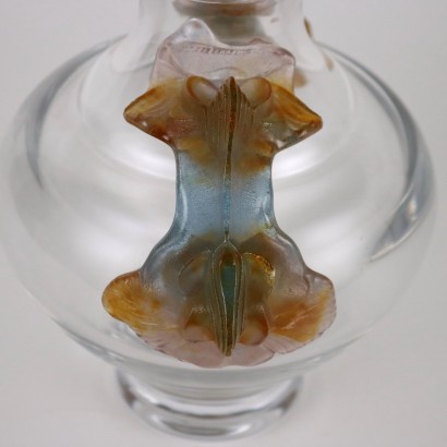 Daum-Vase aus Kristall und Kalbspaste