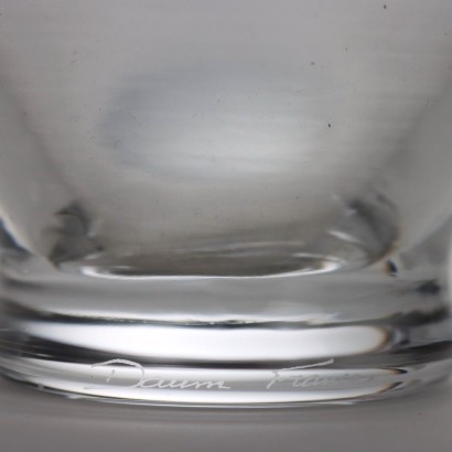 Daum-Vase aus Kristall und Kalbspaste
