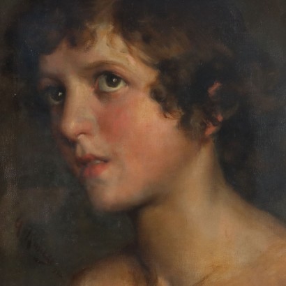 Cuadro con cara de niño 1904