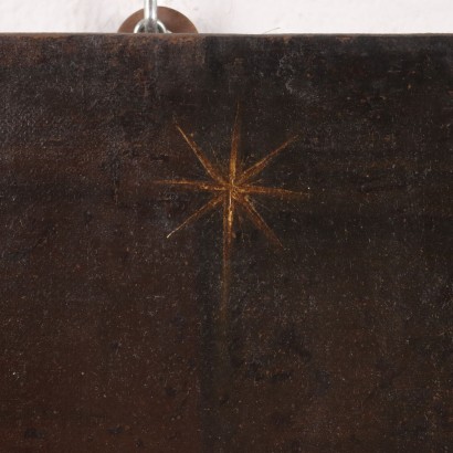 Cuadro con Adoración de los Reyes Magos