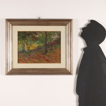 Pintura de Romeo Borgognoni,Escorzo del bosque,Romeo Borgognoni,Romeo Borgognoni,Romeo Borgognoni,Romeo Borgognoni,Romeo Borgognoni