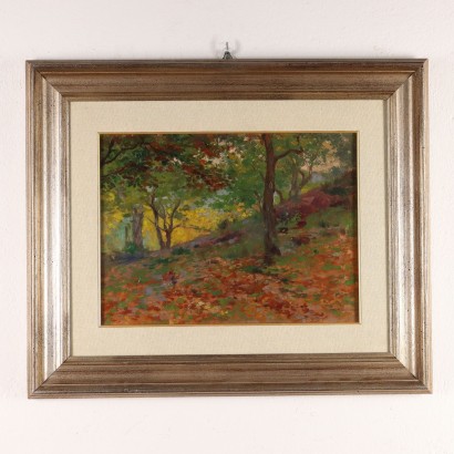 Pintura de Romeo Borgognoni,Escorzo del bosque,Romeo Borgognoni,Romeo Borgognoni,Romeo Borgognoni,Romeo Borgognoni,Romeo Borgognoni
