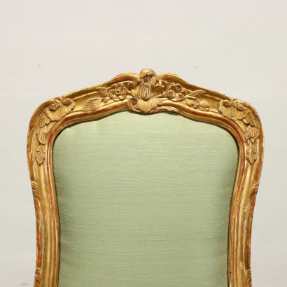 Gruppo di Quattro Sedie in Stile Baroc