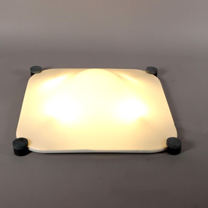 Vintage Lampe Bolla für Martinelli Luce der 80er Jahre Metall